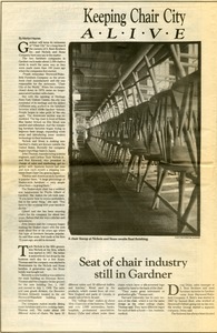 Keeping Chair City Alive, Gardner Today News and Entertainment Weekly, May 10, 1989