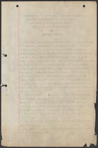 Sacco-Vanzetti Case Records, 1920-1928. Commonwealth v. Vanzetti (Bridgewater Trial).Extracts from Testimony Given by the Commonwealth's Witnesses, n.d. Box 2, Folder 4, Harvard Law School Library, Historical & Special Collections