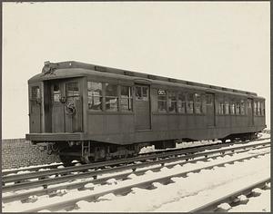 Boston Elevated Railway. Equipment. Subway car