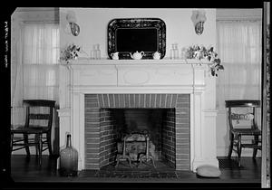 Siebert House, interior, fireplace