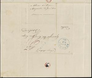Abner Coburn to George Coffin, 24 January 1840