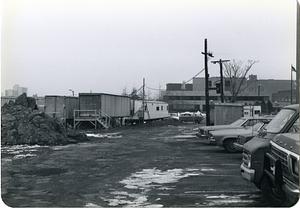 5 Cambridge Center construction site with trailer