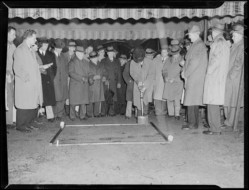 Memorial Field House ground breaking ceremonies