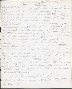 Letter from John D. Long to Zadoc Long and Julia D. Long, September 4, 1866