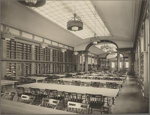Harvard University, Baker Business Library, reading room