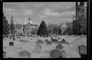 The Old Burying Ground in autumn, Cambridge