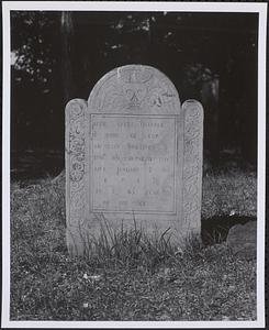 Gravestone of Ebenezer Billings in West Cemetery