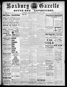 Roxbury Gazette and South End Advertiser, August 11, 1900