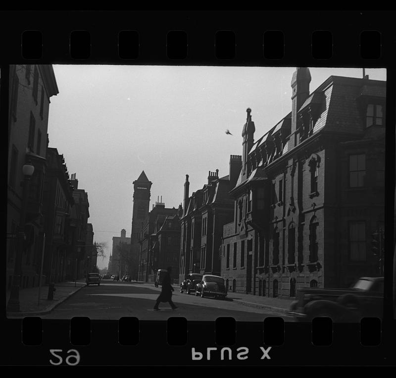 Clarendon Street, Boston, Massachusetts, between Marlborough Street and Beacon Street