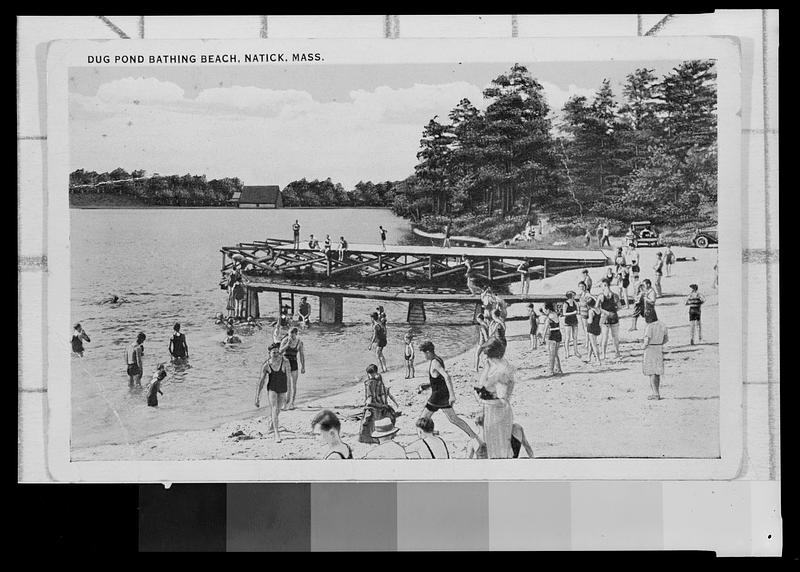 Dug Pond bathing beach, Natick, Mass. - Digital Commonwealth