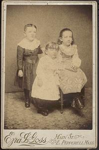 Annie J. Dow and two other children