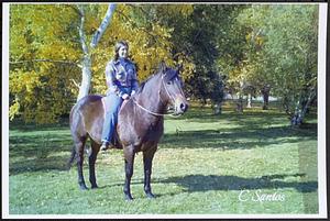 Jeany Mahoney and Clyde, Arnold Arboretum