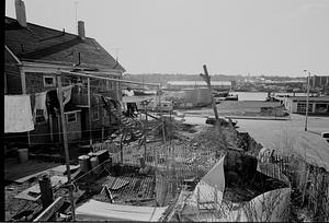 Backyard looking at Gloucester Harbor