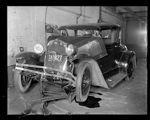 Damaged car