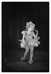Girl dancer in costume