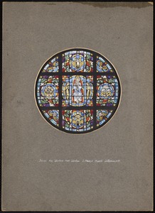 Design for western rose window, S. Mary's Church, Willemansett