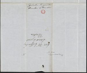 Zebulon Ingersoll to George Coffin, 5 November 1845
