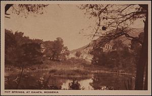 Hot springs, at Kaiafa, Messenia