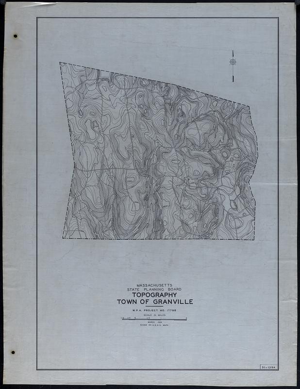 Topography Town of Granville Digital Commonwealth