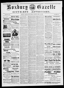 Roxbury Gazette and South End Advertiser, February 15, 1889