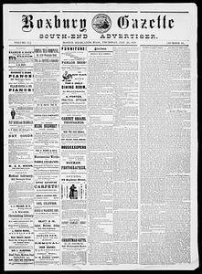 Roxbury Gazette and South End Advertiser, January 23, 1879