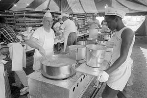 Scallop Festival opening day, Pope's Island, New Bedford