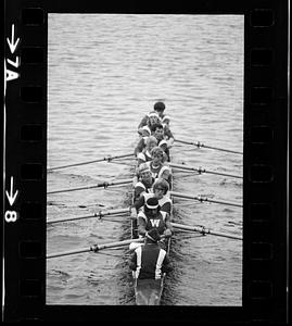 College crews on Charles River, Boston