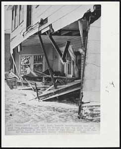 Dora Damage--Heavy seas and wind from Hurricane Dora left its effect on this two story house at Jacksonville Beach as the full force of Dora churned into north Fla.