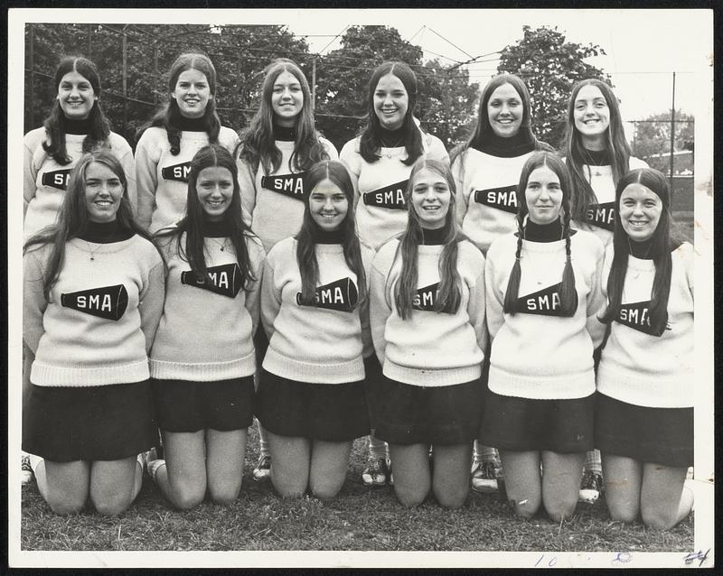 SMA Cheerleaders. Jane Conley, Eileen Sugrue, Marian Gurry, Joni ...