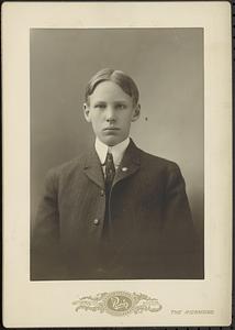 Boston Latin School, 1902 Senior portrait, Henry Adams Bellows