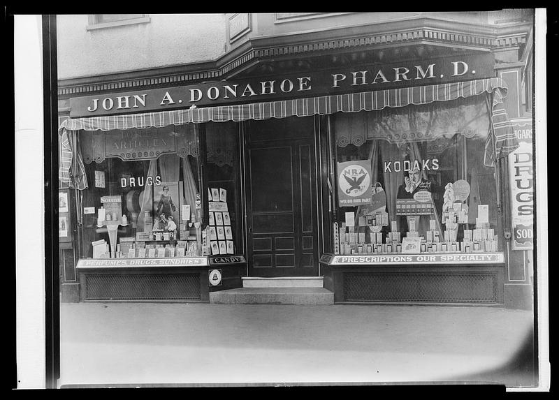 Donahoe Pharmacy, Walcott block