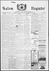 Salem Register and Essex County Mercury