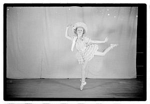 Girl ballet dancer in costume