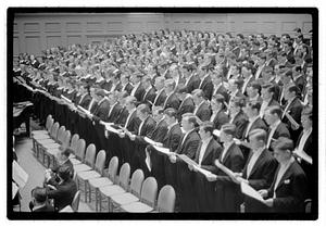 Harvard & Radcliffe Glee Clubs symphony Woodworth conducting, Symphony Hall
