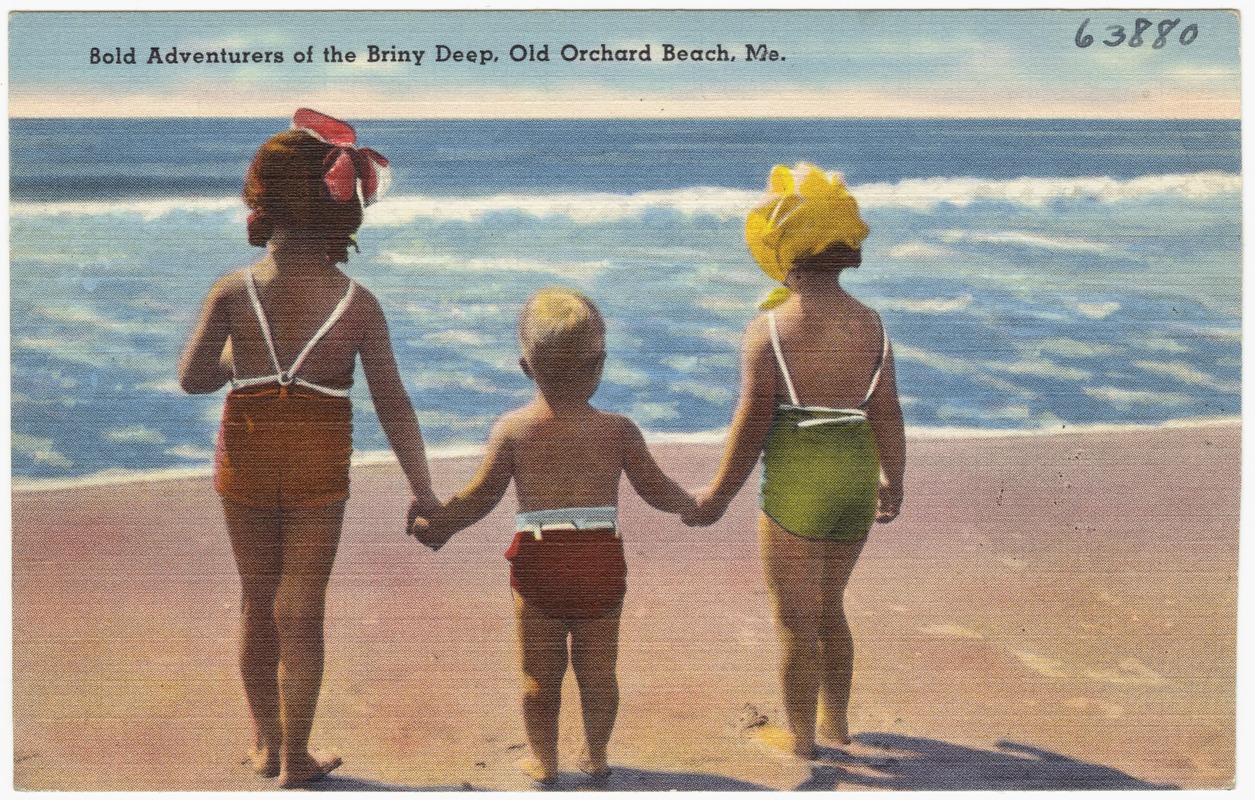 Bold adventures of the Briny Deep, Old Orchard Beach, Me.