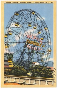 Coney's Famous "Wonder Wheel," Coney Island, N. Y.