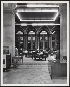 Reference room seen from main foyer