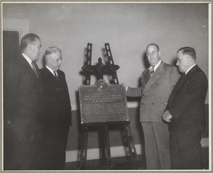 Plaque in memory of the Marines