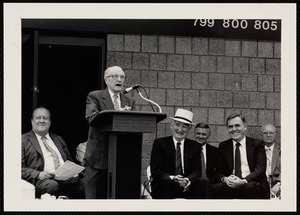 Arthur Lane with Bob Calder, Teddy Gleason, Eddie Connolly, Ray Flynn, and Walter Sullivan. #16