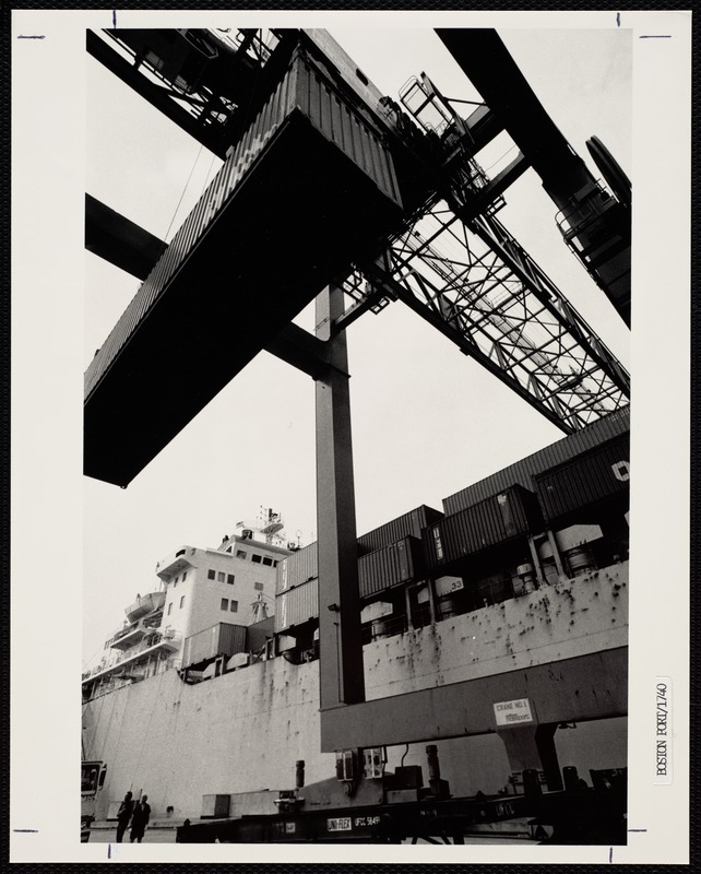 Container vessel, Conley Terminal, South Boston