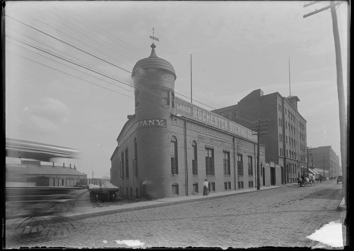 Rochester Brewing Co. 285-308 "A" St. near Melcher (round house on left)