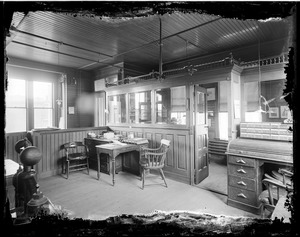 Possibly the superintendent's office, Boston Wharf Co.