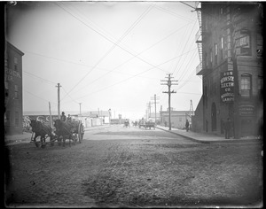 Congress St., view east from corner of "A" St. Bernstein Electric Co.