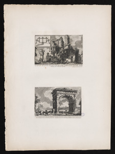 A. Veduta dell'Arco di Gallieno