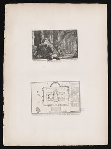 Veduta de' sette anditi residuali del secondo piano del Tepidario dell Terme di Tito, detto le Sette Sale
