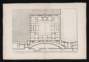 Pianta del piano inferiore della parte del Palazzo de Cesari creduta le Terme Palatine