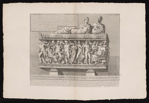 Grand'urna di marmo, creduta di Alessandro Severo, e di Giulia Mamea sua madre