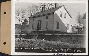 181-183 Main Street, tenements, Boston Duck Co., Bondsville, Palmer, Mass., Feb. 8, 1940