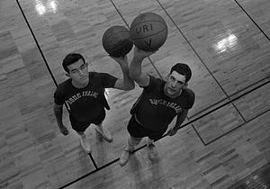 University of Rhode Island basketball players Nightingale & Fitzgerald