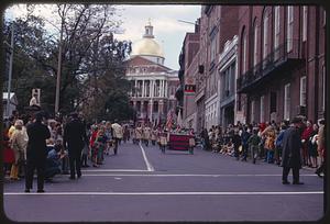 St. John's Missiles, parade, Park Street, Boston